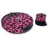 MightySkins Carbon Fiber Skin for iRobot Roomba 675 Max Coverage - Pink Leopard | Protective, Durable Textured Carbon Fiber Finish | Easy to Apply, Remove, and Change Styles | Made in The USA view 1