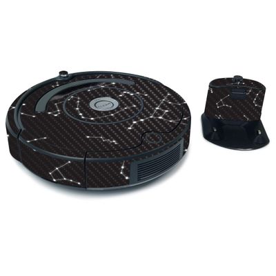 MightySkins Carbon Fiber Skin for iRobot Roomba 675 Max Coverage - Constellations | Protective, Durable Textured Carbon Fiber Finish | Easy to Apply, Remove, and Change Styles | Made in The USA