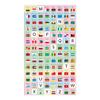 Debika 073106 Stickers, World Flag Stickers, Basic Type view 3