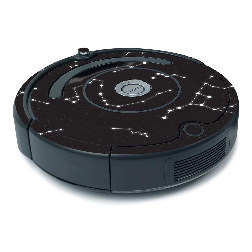 MightySkins Skin for iRobot Roomba 675 Minimal Coverage - Constellations | Protective, Durable, and Unique Vinyl Decal wrap Cover | Easy to Apply, Remove, and Change Styles | Made in The USA