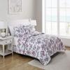 Tahari Home - King Comforter Set, 3-Piece Bedding with Matching Shams, Lightweight Room Decor (Shirley Ivory, King) view 1