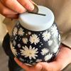 Pot Of Dreams Smash Money Box Savings Jar, Ceramic, Butterfly Floral, Large view 4