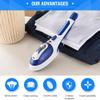 Garment Steamer, 800W 100ml Portable Household Mini Eletric Garment Steamer Handheld Clothes Garment Steamer Fabric Heat Wrinkle Remover Tool with 5 Holes(US Plug 110V) view 2