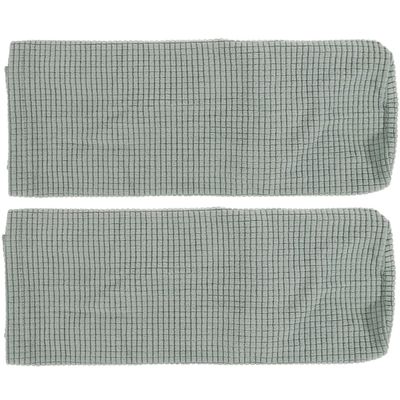 BESPORTBLE Sofa Armrest Cover 2Pcs Elastic Fleece Armchair Protector Stretch Slipcover for Home Office Couch Loveseat 17.71X7.87X6.29In