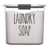 Light Brown - Laundry Soap Vinyl Decal - Skinny Farmhouse Style for Laundry Room - 7.5w x 8h inches - Die Cut Sticker view 1