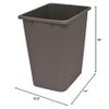 Kessebhmer 36Qt.(34 Liter) OR 52Qt.(49 Liter) Replacement Trash Bin with Lid view 4