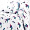 Lil' Envogue Girls Twin 4-Piece Unicorns and Rainbows Comforter Set with 2 Decorative Pillows | Easy Care Polyester view 1