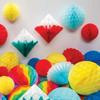Lt Blue Honeycomb Hanging Decor - Party Decor - 6 Pieces view 3