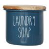 Turquoise - Laundry Soap Vinyl Decal - Skinny Farmhouse Style for Laundry Room - 7.5w x 8h inches - Die Cut Sticker view 2