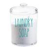 Turquoise - Laundry Soap Vinyl Decal - Skinny Farmhouse Style for Laundry Room - 7.5w x 8h inches - Die Cut Sticker view 3