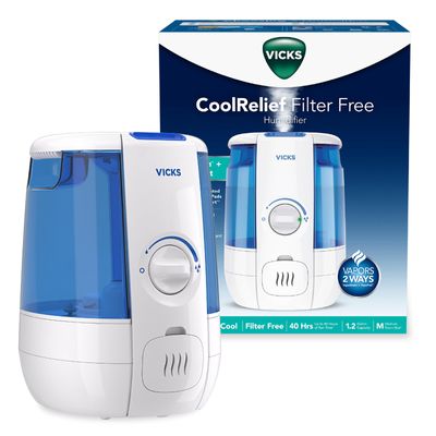 Vicks CoolRelief Cool Mist Humidifier, 1.2 Gal