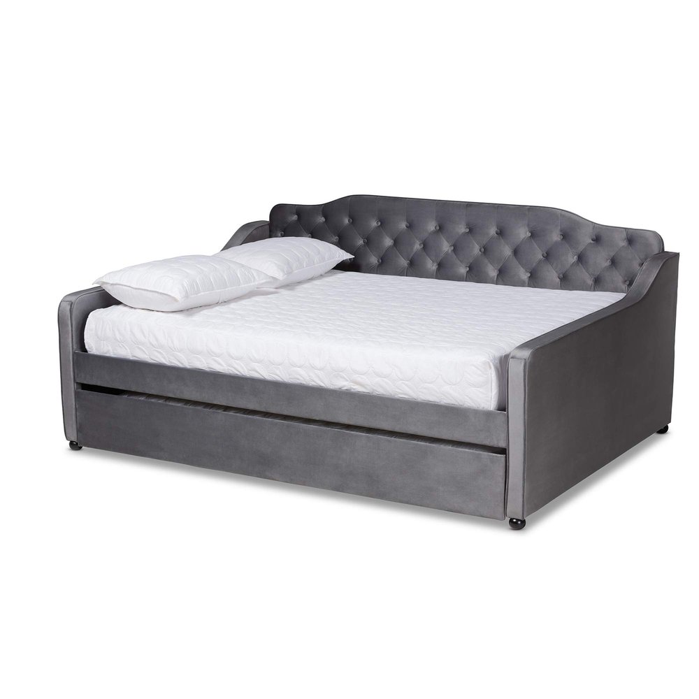 Baxton Studio Daybeds, Full, Grey