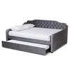 Baxton Studio Daybeds, Full, Grey view 4