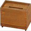Abite YI-601-BR Do Tissue Box, Brown, W 10.6 x D 5.5 x H 37.4 inches (27 x 14 x 95 cm) view 1