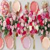 Pack of 12 - Size 7" Premium Birthday Paper Plates - Rose Gold Foil Edging - Mix of Pretty Pink Colours - Ideal For Girls Kids or Adults Birthdays view 3