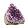 DesertUSA Uruguayan Amethyst Crystal Clusters Cut Base from Basalt Plus, Bonus Mineral Included (1 to 1.5 lbs, Polished Edge Deep Purple Amethyst) view 1