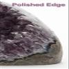 DesertUSA Uruguayan Amethyst Crystal Clusters Cut Base from Basalt Plus, Bonus Mineral Included (1 to 1.5 lbs, Polished Edge Deep Purple Amethyst) view 2