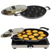 Shriya 12 Pits Appam Maker With Lid Wooden Stick And Nylon Scrubber, Appam Patra Paniyaram Nonstick Cookware Gunta Ponganalu, Small Idli, Paddu Maker, Appa Kara Wooden Stick And Nylon Scrubber view 4
