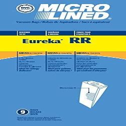 DVC Micro-Lined Paper Replacement Bags For Eureka Style RR Fit Model 4870 Series - 9 Bags