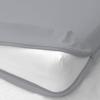 Arkwin Home Products Princess 100% Egyptian Cotton Mattress Cover, Full, Zips Around The Mattress - Silver view 1