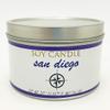 8 oz Tin Soy Candle San Diego view 1