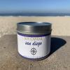 8 oz Tin Soy Candle San Diego view 4