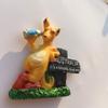 Australia 3D Kangaroo Refrigerator Magnet Resin Travel Souvenirs,Handmade Home & Kitchen Decoration Australia Fridge Magnet Collection Gift view 3
