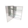 FixtureDisplays 16X24 Recess Glass Mirror Vanity Bathroom Medicine Cabinet Aluminum Frame 15112-2D view 3
