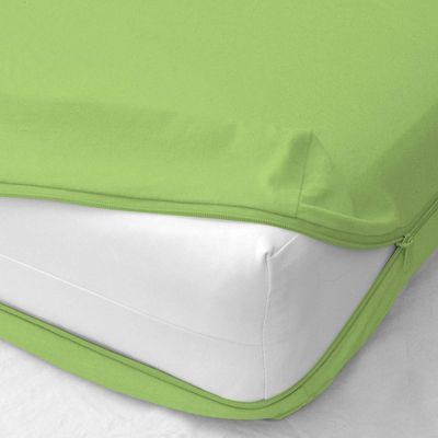 Arkwin Home Products Princess 100% Egyptian Cotton Mattress Cover, TwinXL, Zips Around The Mattress - Sage