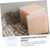 Resin Silicone Mold DIY Diamond Shaped Mold for Casting Candle Soap Jewelry Making S view 3