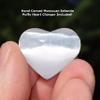 Zenergy Gems Natural Peruvian Turquoise Heart/Palm Worry Stone (Turquoise Palm Heart) view 2