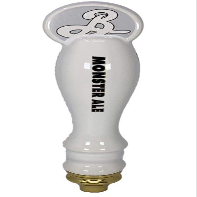 Brooklyn Monster Ale Ceramic Pub Style Beer Tap Handle