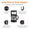 Amazon Basics Coffee Makers, 5-Cup Coffee Machines with Reusable Filter, Coffee Pots, Black & Stainless Steel view 3