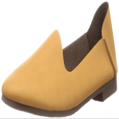 milky milky() Women's Made in Japan, Low Heel, Soft, Painless, Yellow (Mustard), 24.5~25.0 cm