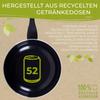 Berndes Frying 28 cm B.Green Aluminium Induction Wok Pan Made from 100% Recycled Drinks Cans, Black view 2