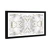 Wynwood Studio Abstract Framed Wall Art Prints 'Love in Stone Gold and White' Crystals Home Dcor, 19" x 13" view 2