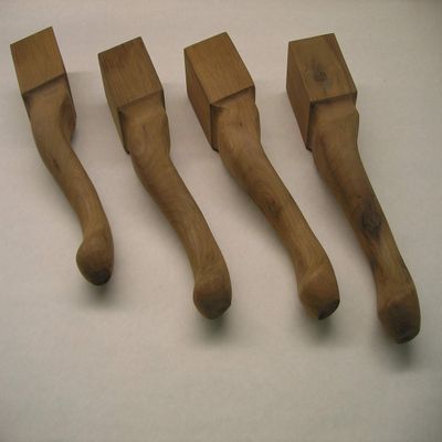 Solid Wood - Walnut Furniture Legs