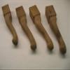 Solid Wood - Walnut Furniture Legs view 1