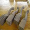 Solid Wood - Walnut Furniture Legs view 2