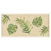 Authentic Hotel and Spa Turkish Cotton Palm Fronds Embroidered Cream 2-Piece Bath Towel Set view 2