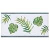 Authentic Hotel and Spa Turkish Cotton Palm Fronds Embroidered Teal Blue 8-Piece Towel Set view 3