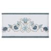 Authentic Hotel and Spa Turkish Cotton Shells Embroidered Teal Blue 8-Piece Towel Set view 3