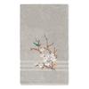 Authentic Hotel and Spa Turkish Cotton Blue Bird Embroidered Light Grey 8-Piece Towel Set view 2