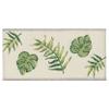 Authentic Hotel and Spa Turkish Cotton Palm Fronds Embroidered Light Grey 3-Piece Towel Set view 3