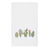 Authentic Hotel and Spa Turkish Cotton Cactus Embroidered White 4-Piece Towel Set view 3