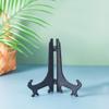 Booluee 10 Pcs Black Plastic Easels Plate Display Stands Picture Frame Stand Holder Display Easels (6 Inch) view 3