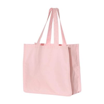 Q-Tees 27L Jumbo Shopping Bag One Size Light Pink