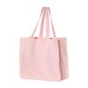 Q-Tees 27L Jumbo Shopping Bag One Size Light Pink view 1