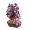 BESPORTBLE 1pc Money Tree Bonsai Prosperity Money Tree Crystal Bonsai Money Plant Bonsai Cash Cow Chinese Fortune Tree Good Fortune Tree Chakra Tree Decorations Crystal Gravel Purple Amethyst view 2