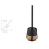 IBILI Brandol Toilet Brush Holder, Ceramic, Black, 12.7 x 11.8 x 11.8 cm view 3
